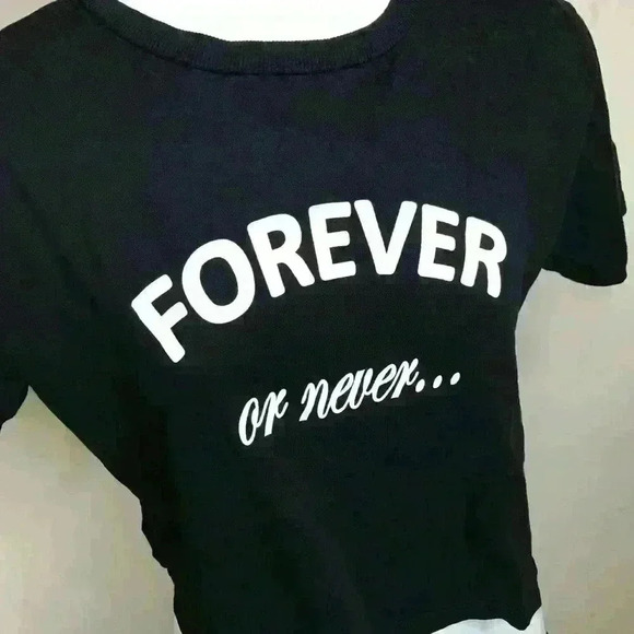 H&M Black Forever Tee - Picture 1 of 3